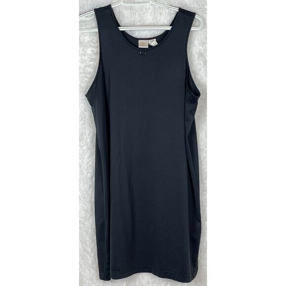 Gilligan & O'Malley Large Sleeveless Nightgown Black - Picture 1 of 4